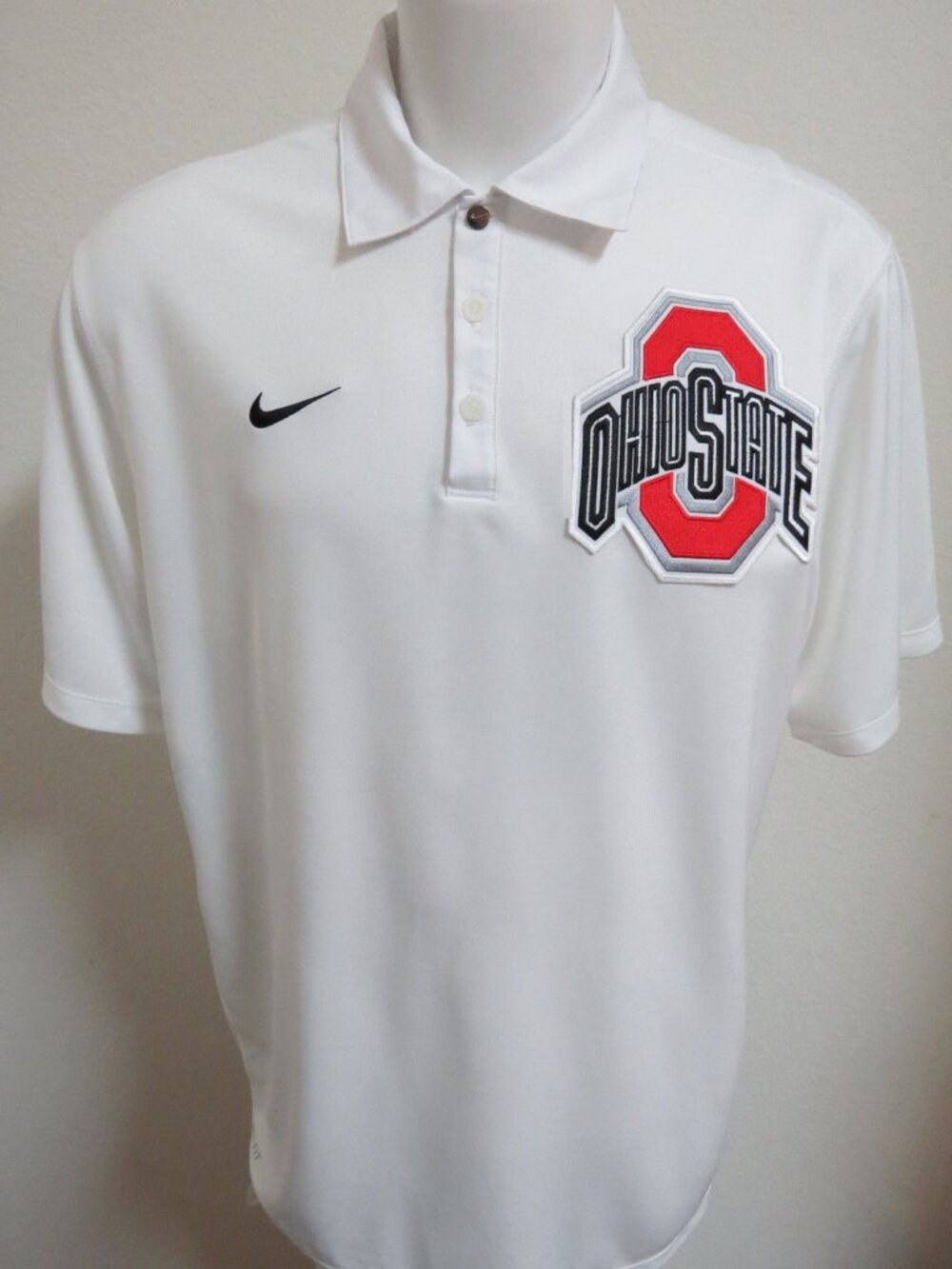 2XL BUCKEYES Nike Dri-Fit Men's #01K Polo Shirt